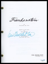 Guillermo del Toro "Frankenstein" Director AUTOGRAPH Signed Script Screenplay