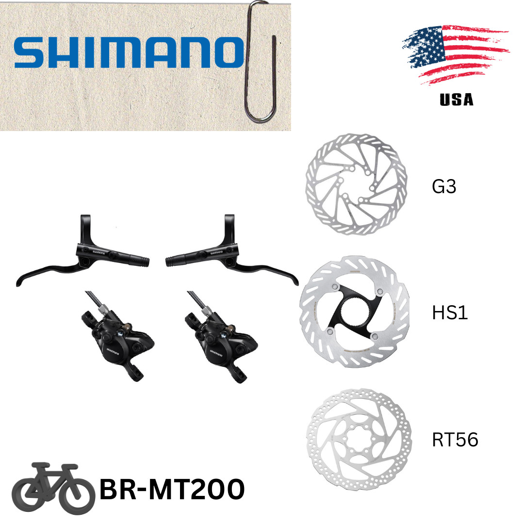 Shimano BL BR MT200 Hydraulic Disc Brake Set MTB Bicycle Bra