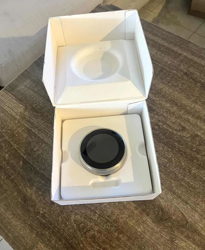 Google Nest Learning Thermostat Pro Stainless Steel T3008US OPEN BOX - Image 2 of 4