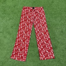 Vintage 2000s Baby Phat Intimates Red Sleepwear Pajama Pants Y2K Women's Smal