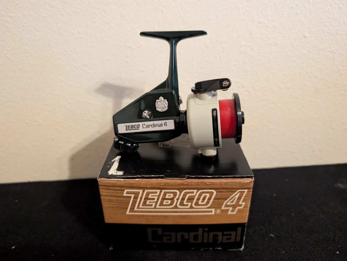 Vintage Zebco Cardinal 4 Spinning Reel. Made In Sweden. S/N