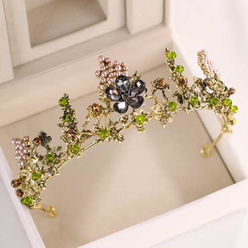 Crown Headband Bride Wedding for Bridal Hair Accessories Headpiece - Picture 4 of 12