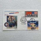 US-Russia Joint Space Mission FDC Russia & US Dual Cancel 7-15-75 & 5-29-92