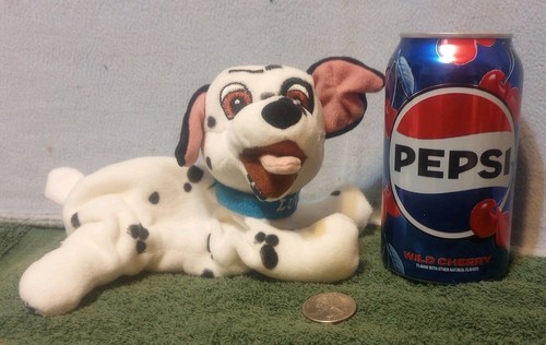 Glücklicher Dalmatiner Hund Sitzsack Spielzeug Disney 101 Dalmatiner Film Haustier - Bild 8 von 8