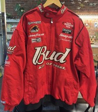Vintage Dale Earnhardt Jr. Budweiser NASCAR Racing Jacket-Chase Authentic Sz XL