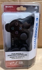 SONY PLAYSTATION 3 PS3 DUALSHOCK 3 WIRELESS CONTROLLER BLACK OEM *BRAND NEW*