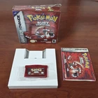 Pokemon Ruby & Sapphire w/ Box Gameboy Advance GBA Authentic