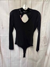 Bebe Women's Size S Black Bodysuit