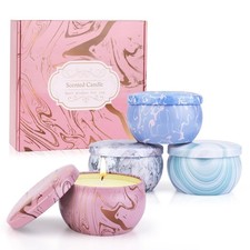 Candles - Scented Candles Gift Set for Women, 4 Packs Natural Fragrance