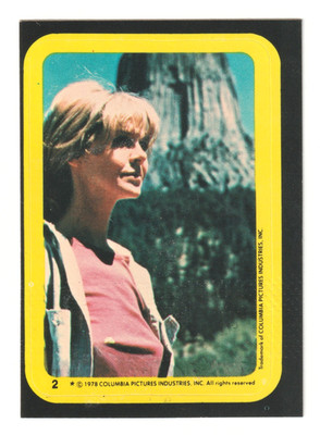 1978 Topps Close Encounters of the Third Kind Sticker #2