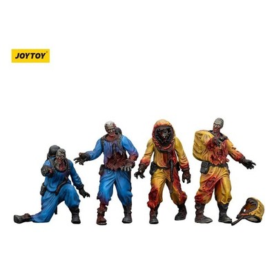 Joy Toy Dark Source Zombie Actionfiguren 4-Pack Biochemical Lab Team