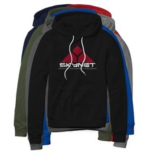 Skynet Logo : Terminator Movie, Fleece Hoodie
