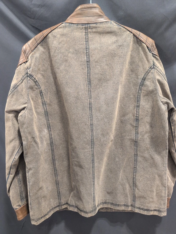 Scully Brown Leahter & Cotton Mix Jacket, Men's Size Large NWT - Image 2 of 4