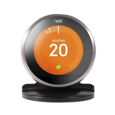 Halterung Ständer Schreibtischhalter für Nest Lernthermostat 3. Generation_schwarz