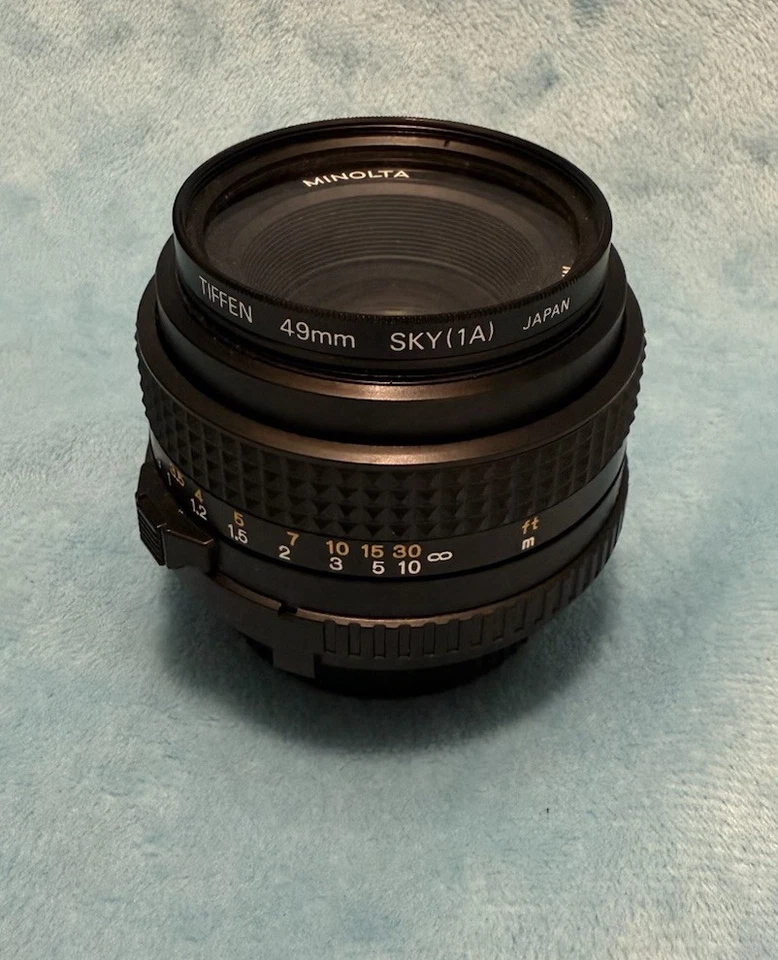 🌟 Sin arañazos🌟 Lente para cámara genuina MINOLTA MD 50 MM F1.2 1:2 🏎️ ENVÍO RÁPIDO Foto 2 de 4