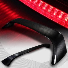 For 1996-2000 Honda Civic Coupe Carbon Fiber Rear Trunk Spoiler Wled Brake Lamp
