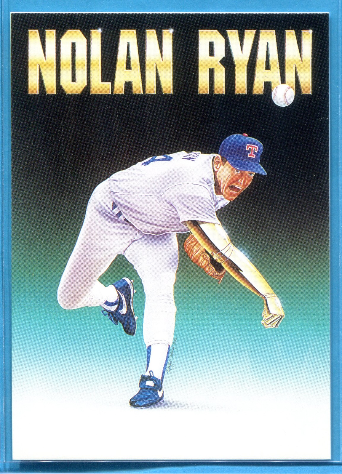 1993 Cartwright''s Aces Baseball Insert Card #2 Nolan Ryan