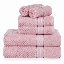 Ample Decor Bathroom Towel Set of 6 - Ideal for Gifting - Thick Ultra Absorbent