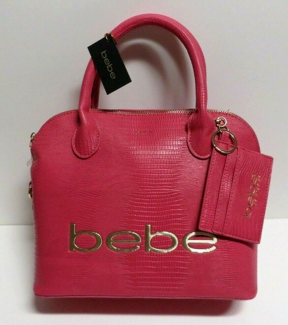 Bebe Fabiola Dome Logo Satchel Crossbody Handbag Purse Bubblegum Gold For Sale Online Ebay Bebe Fabiola Dome Logo Satchel Crossbody Handbag Purse Bubblegum Gold For Sale Online Ebay