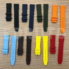 Replacement Quick Change 20mm FKM Rubber Watch Strap Fits IWC Pilot Mark XX 41mm