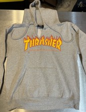 Vintage Thrasher Magazine Long Sleeve Flame H...