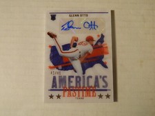 2022 Panini Chronicle Americas Pastime Autograph RC Card of Glenn Otto - Rangers