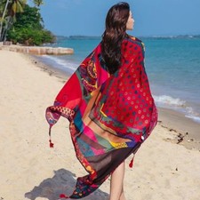 Vacation Shawl Scarf Colorful Tibet Style Wrap