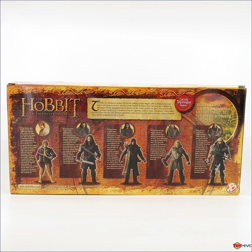 El Hobbit An Un Viaje Inesperado De Lujo Caja de Coleccionista Set de 5 Figuras 2012 - Imagen 2 de 2