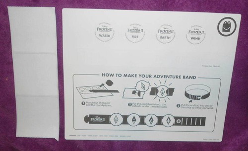 Disney FROZEN 2 McDonalds PROMO STICKERS Bracelet Boards ELSA ANNA KRISTOFF OLAF - Picture 2 of 2