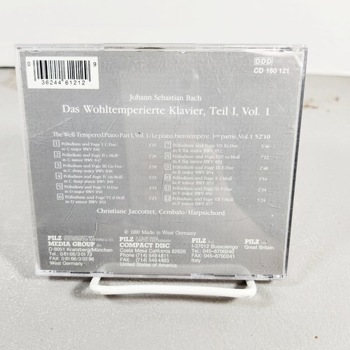 Vienna Master Series Classic Bach Das Wohltemperierte Klavier Teil I/I Piano Imp - Picture 4 of 4
