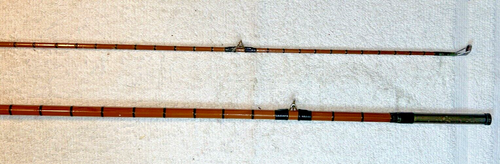 Split Cane Fly Rod CC MANN GLASGOW 9’ 2 Piece Vintage with Bag - Picture 7 of 22