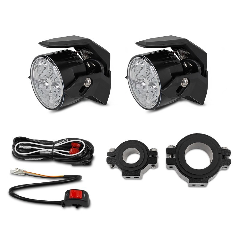 Phare Additionnel Moto LED Lumitecs S2 Avec Homologation ECE