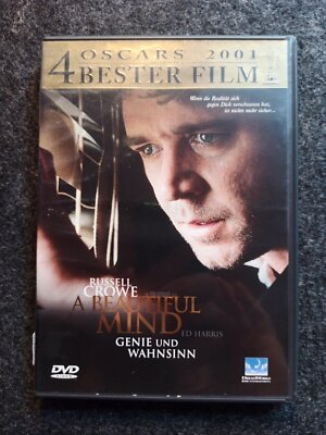 A Beautiful Mind - Genie und Wahnsinn (DVD) sehr guter Zustand !