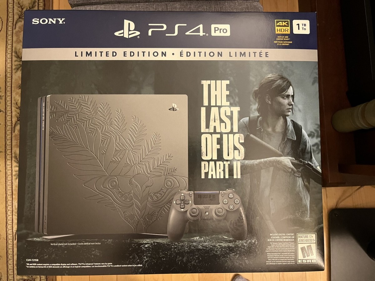 The Last of Us Part PS4 Pro Console Limited Edition BRAND NEW