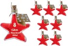 Weihnachtsflaschen - Leere Glasflaschen für Weihnachten, Stern Tanne Tannenbaum