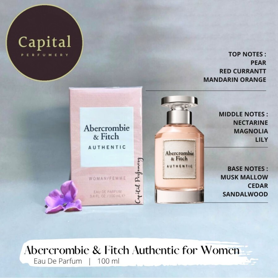 Abercrombie & Fitch - AUTHENTIC WOMEN EDP 100ML | Abercrombie