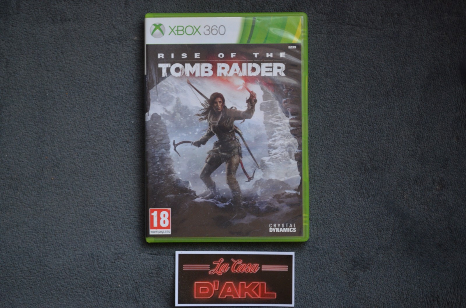 Rise of The Tomb Raider sans notice sur XBOX 360 version UK anglais TTBE