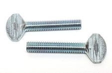 10, 50, 100 PACK 3/8"-16 x 2" Type B Regular Thumb Screw No Shoulder Zinc HR