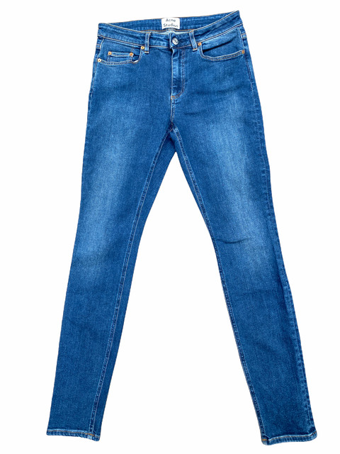 Acne Studios Raw denim jeans Skin 5 dark Vtg  Size 28 fits 26