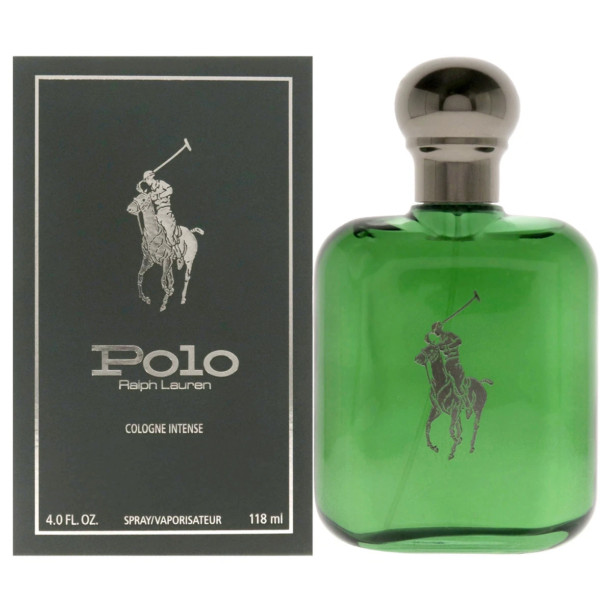 Polo Green by Ralph Lauren for Men - 4 oz Cologne Intense Spray 