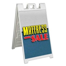 VENTA DE COLCHONES Signicade 24x36 Marco Acera Letrero Banner Calcomanía CAMAS MUEBLES