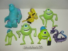 Monsters Inc 7 McDonalds Figure Toy Lot Disney Pixar 2001 Sully Mike Randall HTF