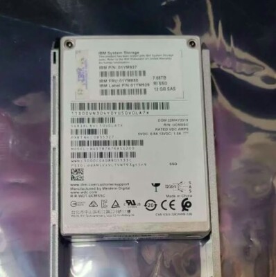 IBM 01YM655 - 7.68 TB RI SSD SAS 12Gb/s  01YM927  01YM929