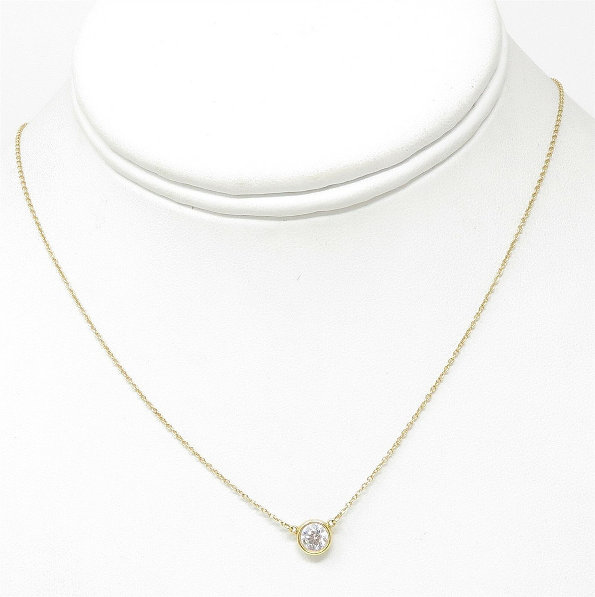 Elsa Peretti ☆【TIFFANY&CO】 diamonds by the yar .05 carat NYJEWEL Tiffany & Co. 18k Gold Elsa Peretti 0.5ct Diamond By