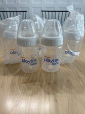 Lot Of 5 Simply Playtex Complete Tummy Comfort Baby Bottles - 6 Ounce