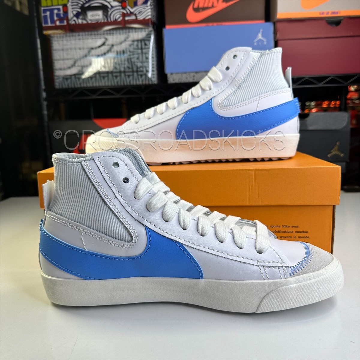 Nike Blazer Mid '77 Jumbo Swoosh University Blue DD3111-103