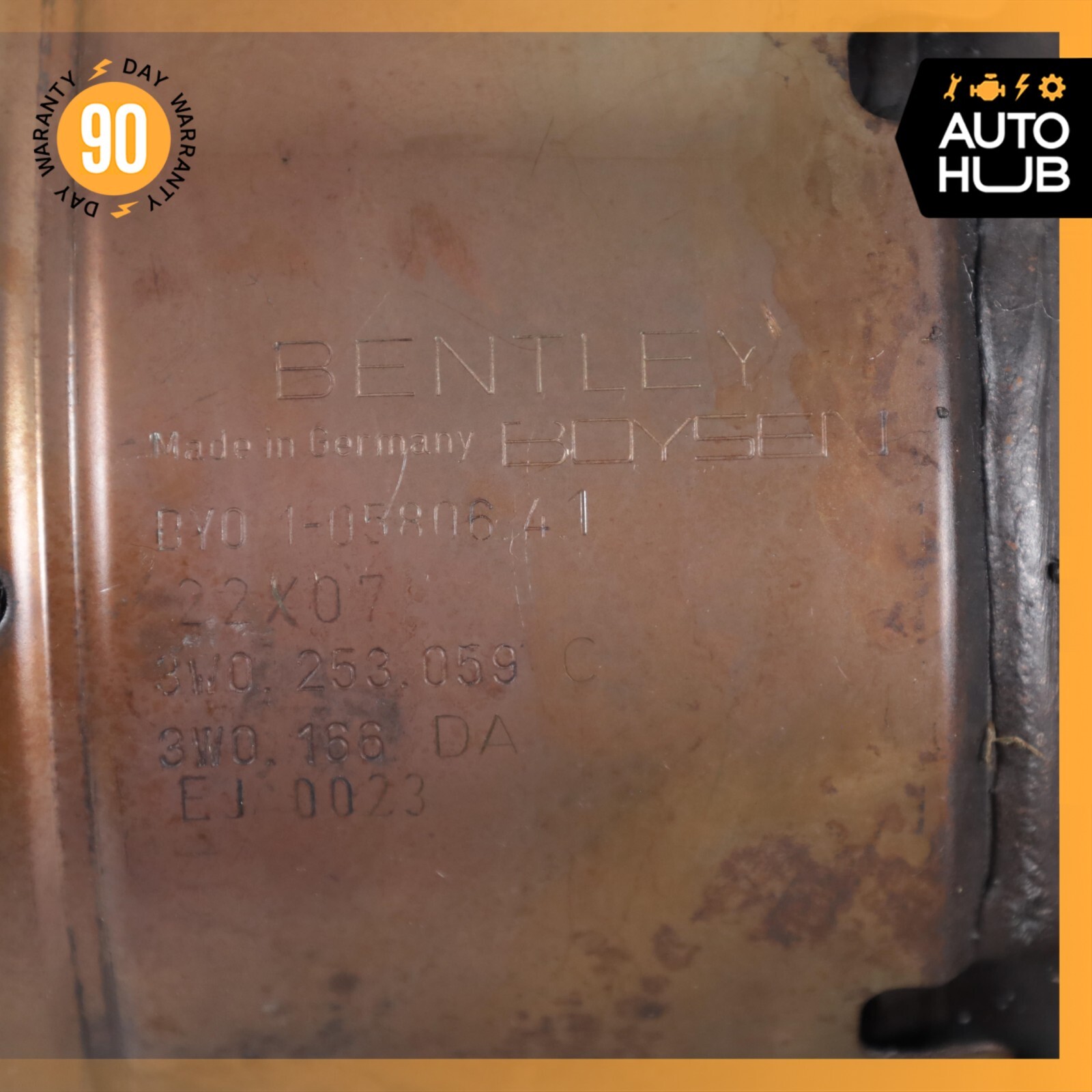 03-13 Bentley Continental GTC GT Exhaust Downpipe Left & Right Side Set OEM 62k