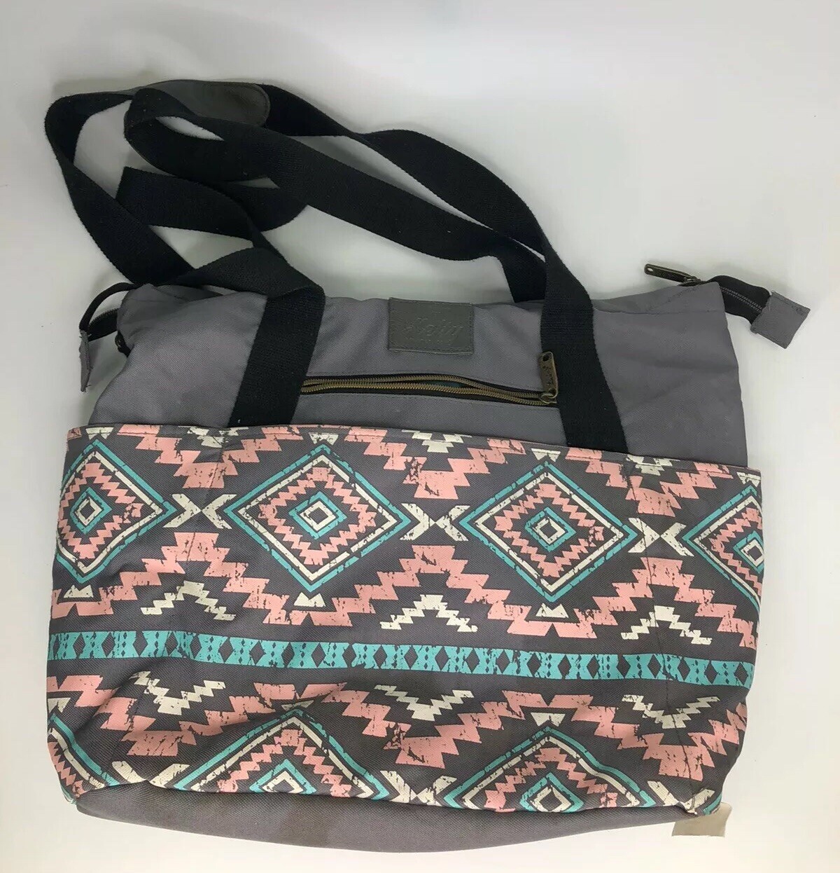 Kelty Built Aztec Southwestern Pattern Gray Teal Diaper Bag Dirty a1T