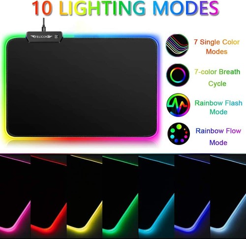 Wired 60% Mechanical Gaming Keyboard and Mouse and Mat Set RGB Backlit 61 Keys - Picture 12 of 15