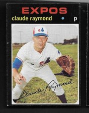 1971 TOPPS BASEBALL #536 CLAUDE RAYMOND EX-EXMT